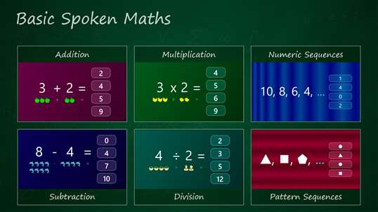 Basic Spoken Maths screenshot 1