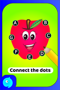 Connect the dots - ABC Kids Games to Learn English Letters by dot to dot Fun