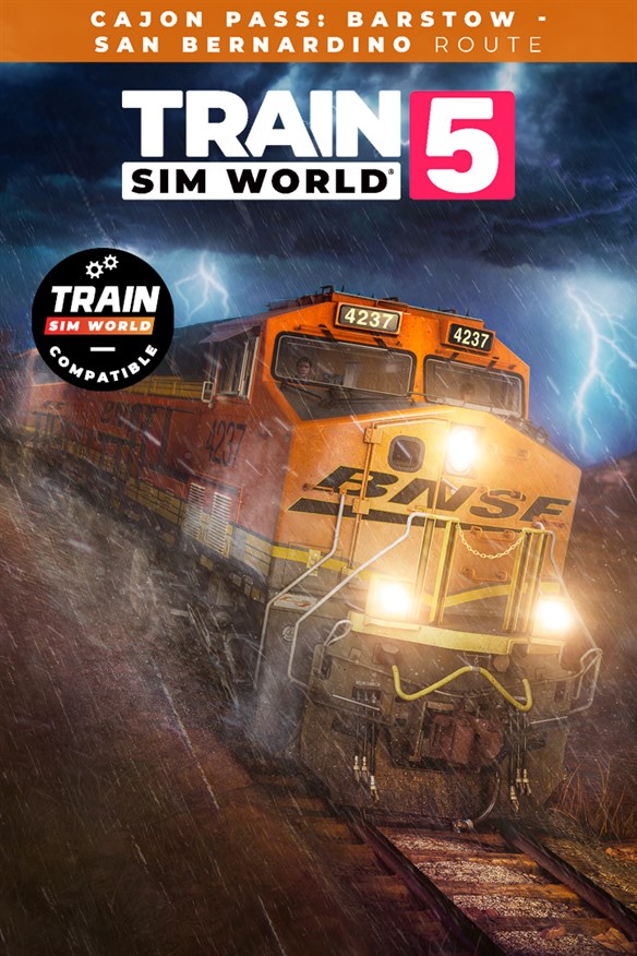 Train Sim World 5: Cajon Pass: Barstow - San Bernardino Xbox Series X|S and Xbox One cover art