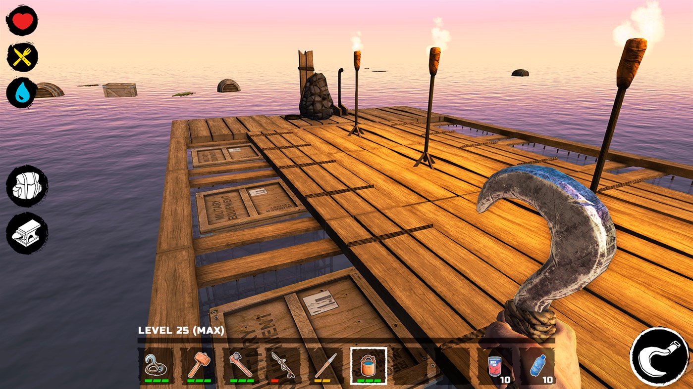 #1. Survive on Raft (Windows) di: Megame Studio