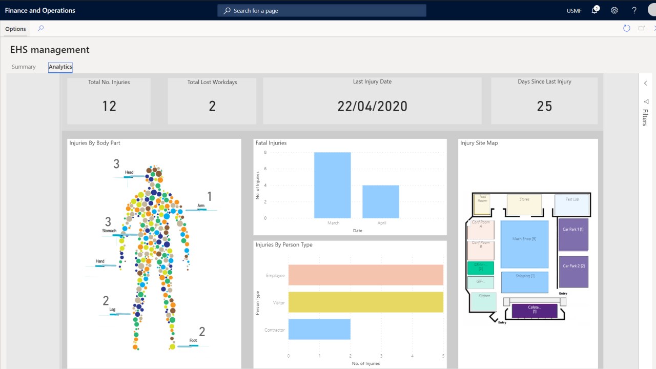 Snapshot 1 of EHS Management