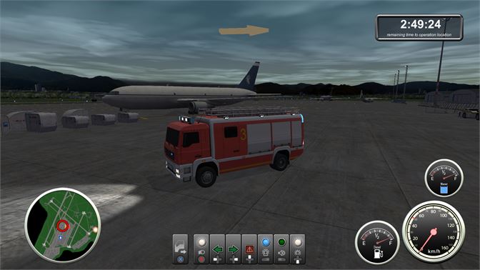 Airport firefighters the simulation gameplay xbox one