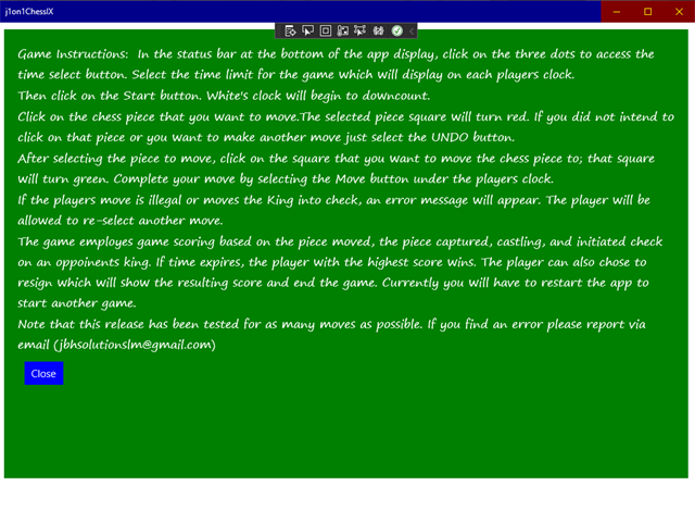 j1on1ChessIX screenshot 1