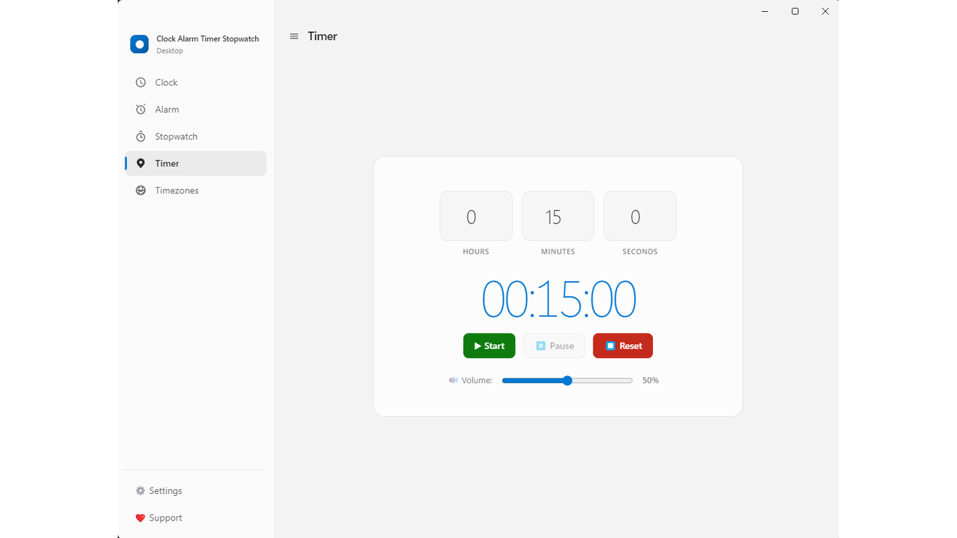 Clock Alarm Timer Stopwatch screenshot