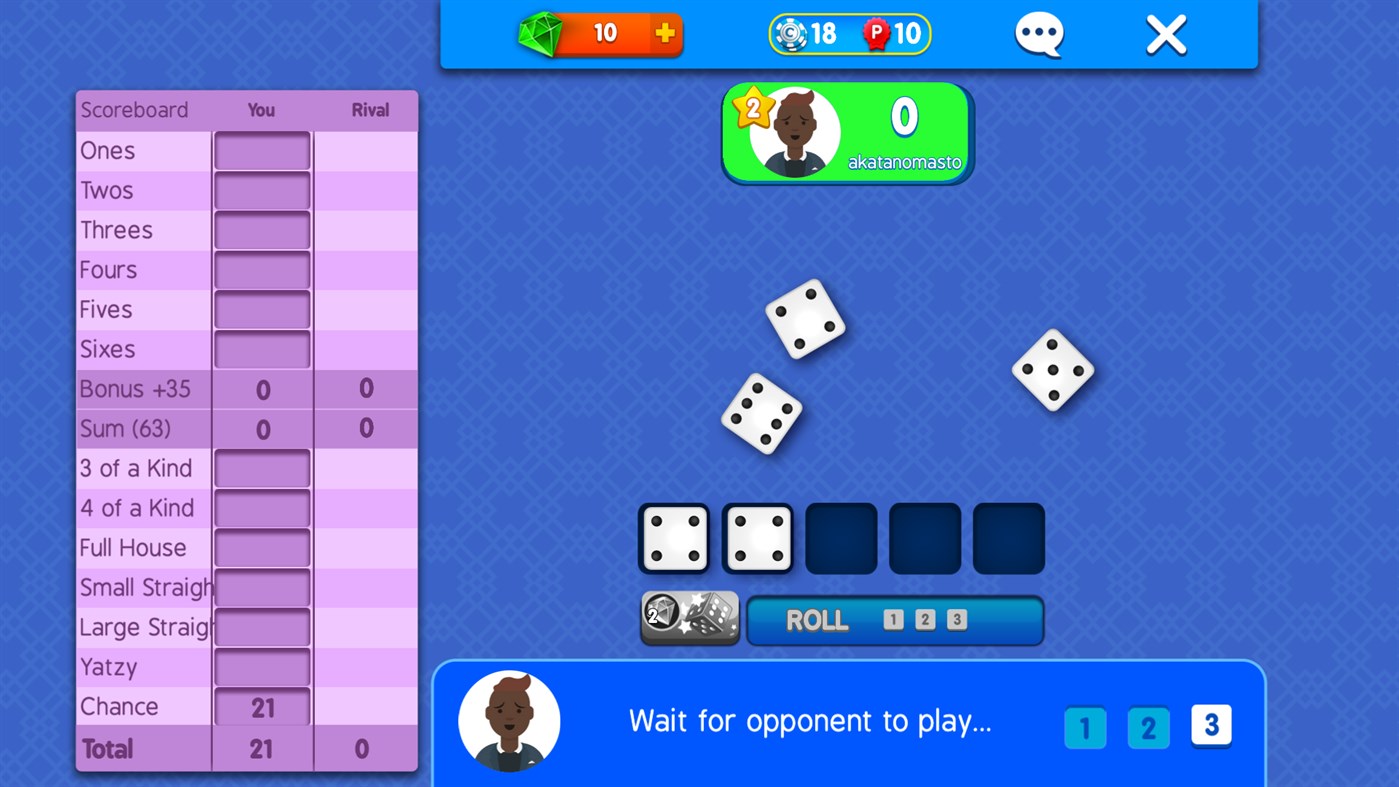 #1. Yatzy Arena (Windows) Von: LazyLand LTD