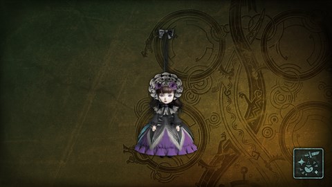 追加チャーム「ラバラドレスの人形・紫」