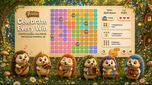 Prickle: Hedgehog Logic Puzzle — 7