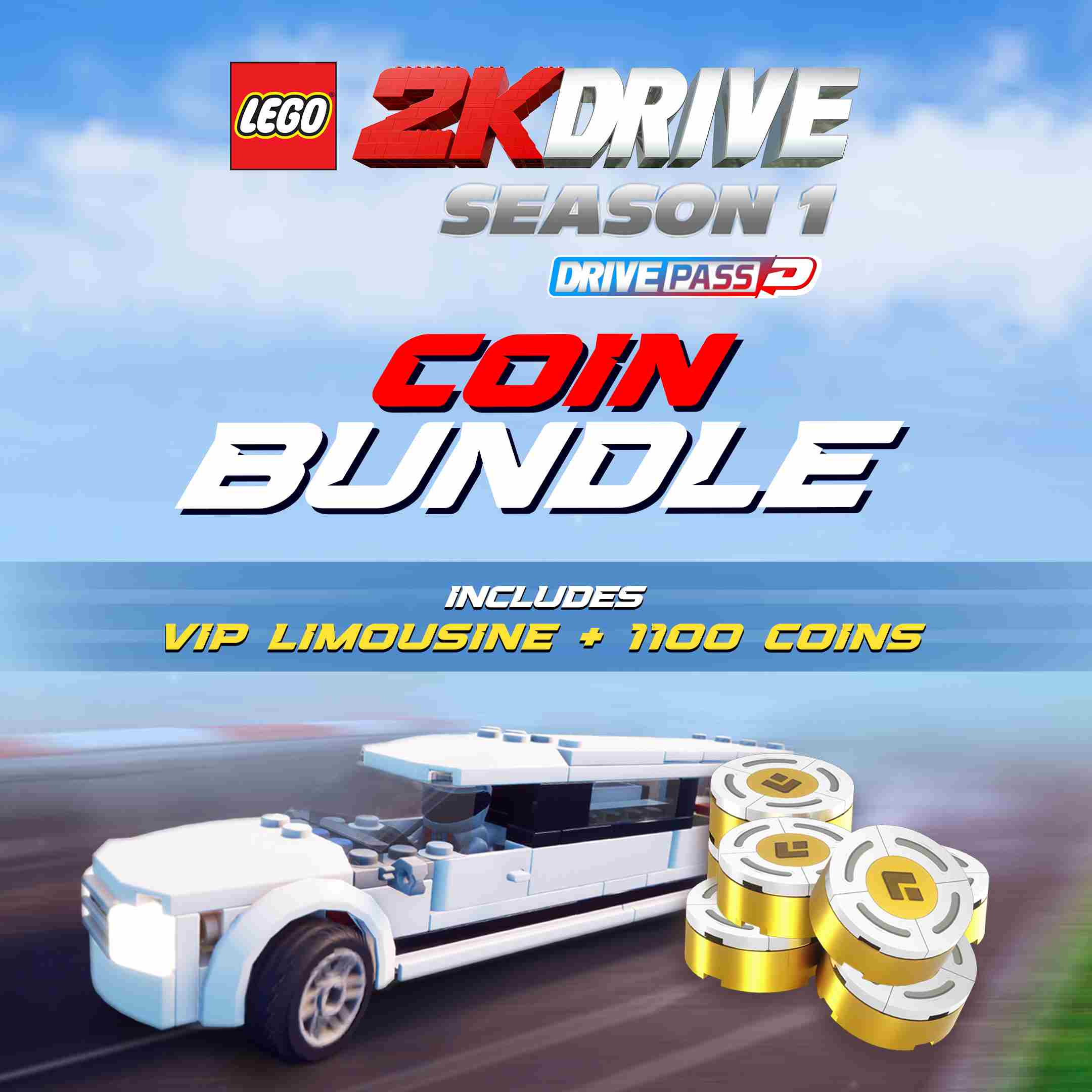 Pacote de Moedas da 1ª Temporada do LEGO® 2K Drive