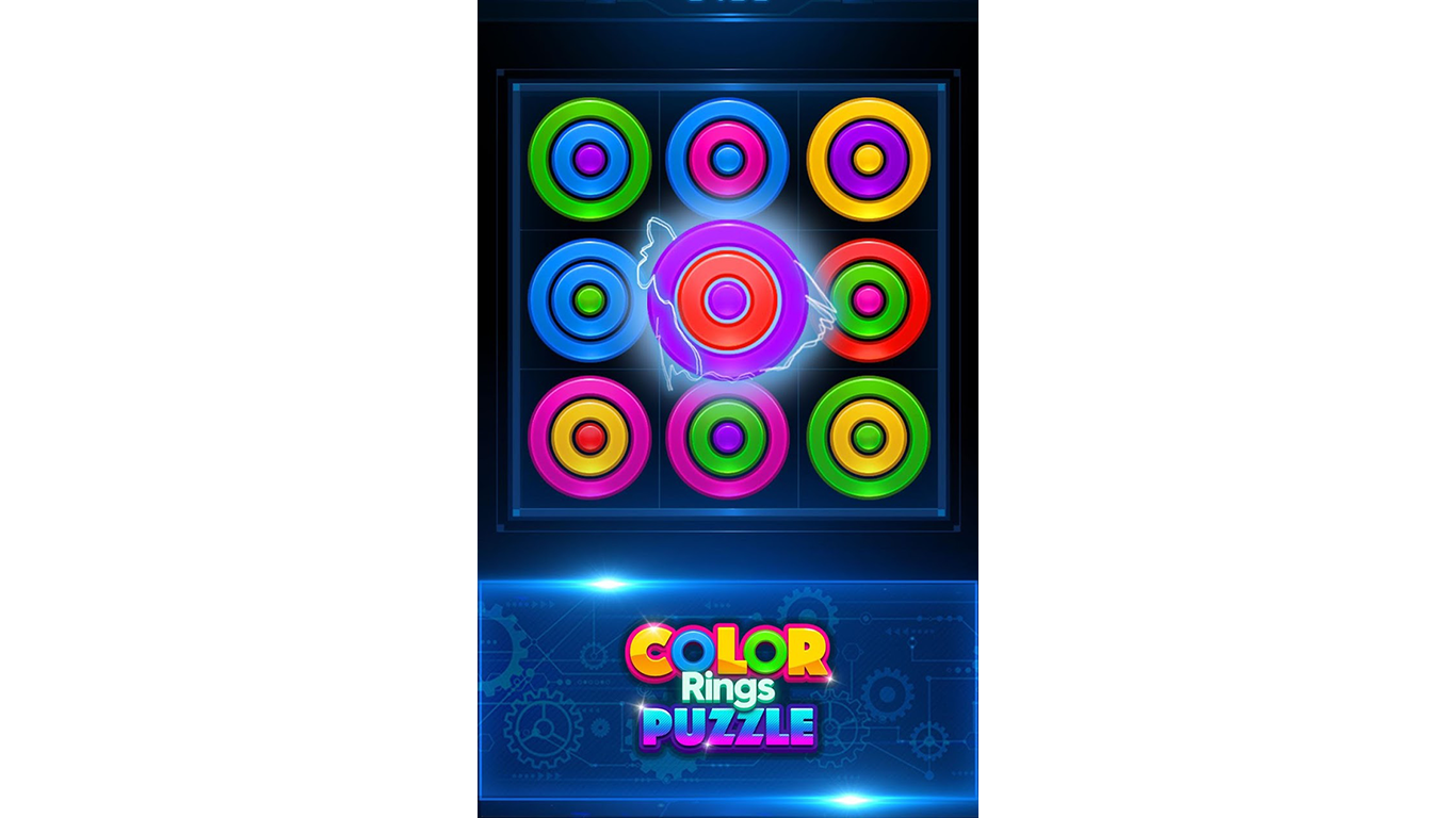 color rings puzzle jugar