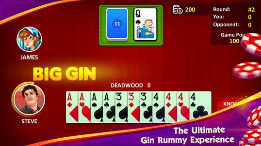 Gin Rummy: Free Online Card Game screenshot 3