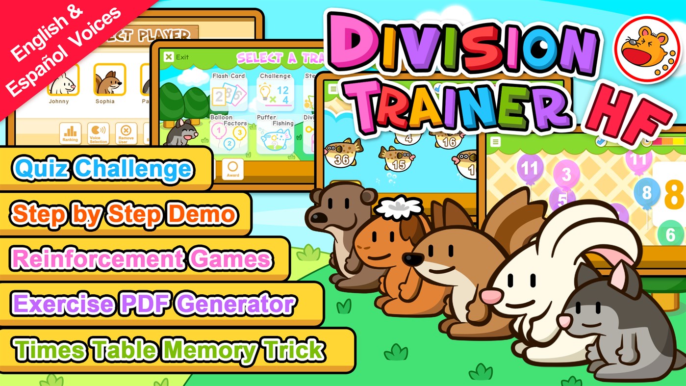 #1. HF Division Trainer (Windows) By: Hamster Force Multimedia Ltd