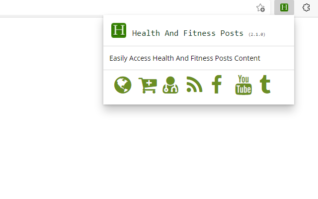 Health And Fitness Posts Launcher