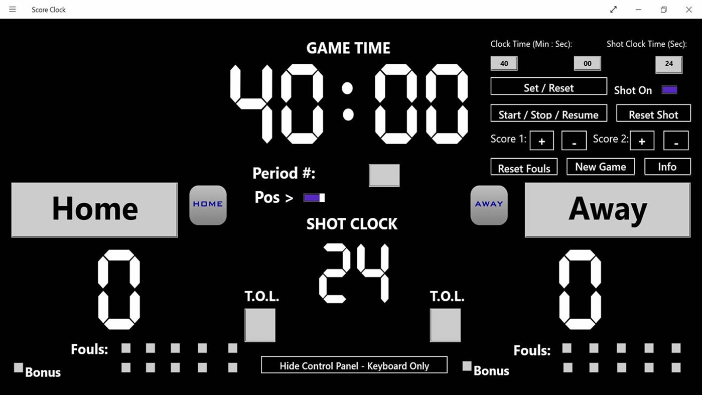 #2. Score Clock (Windows) Göre: Educatesoft