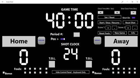 Score Clock Screenshots 2