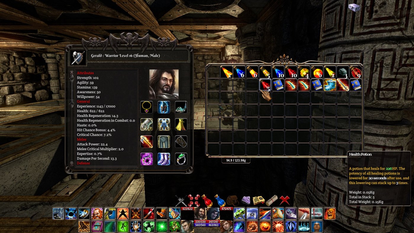 #6. The Fall of the Dungeon Guardians (Windows) Podle: Mana Games