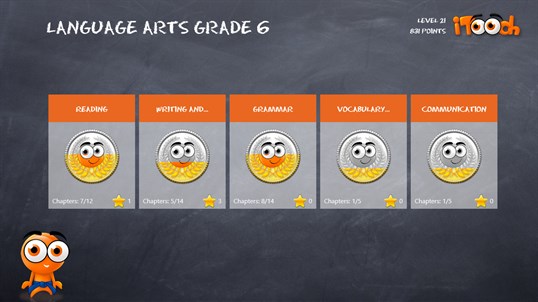 Language Arts Grade 6 screenshot