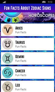 Fun Facts About Zodiac Signs screenshot 1
