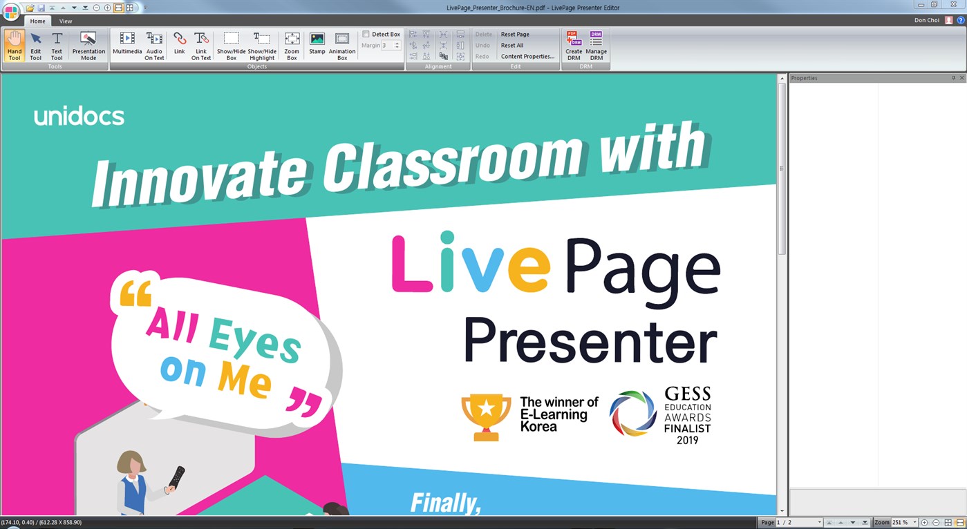 #2. LivePage Presenter Editor (Windows) De: Unidocs