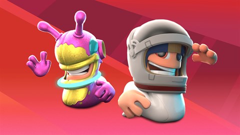 Worms Rumble - Spaceworm and Alien Double Pack