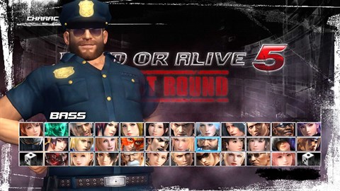 DEAD OR ALIVE 5 Last Round Bass Police Uniform
