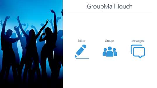 GroupMail Touch screenshot 2