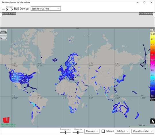 Radiation Explorer for Safecast Data screenshot 1