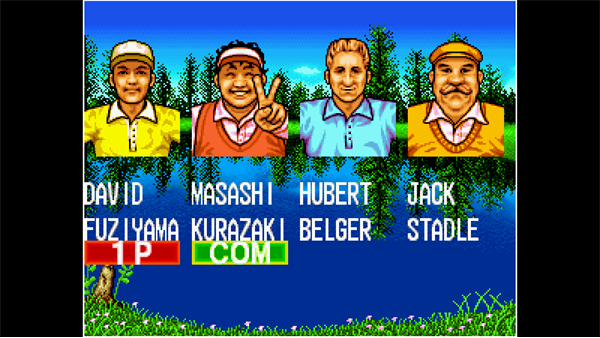 ACA NEOGEO TOP PLAYERS GOLF screenshot