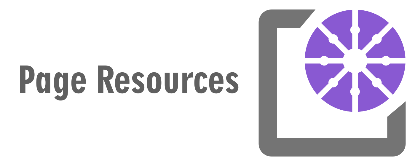 Page Resources marquee promo image