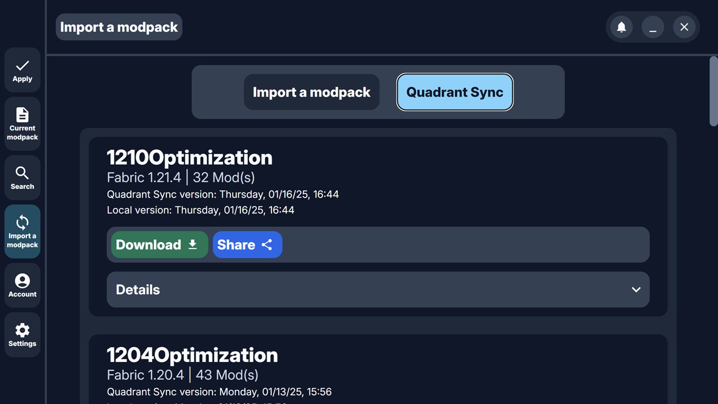 #4. QuadrantMC (Windows) Ved: MrQuantumOFF (Demir Yerli)
