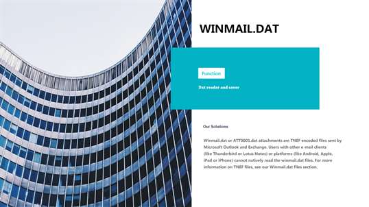 Winmail.dat Reader and Saver screenshot 3