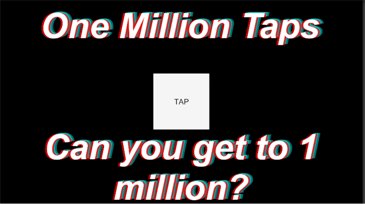 #1. One Million Taps (Windows) 게시자: OfficiallySp