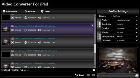 Video Converter For iPad screenshot 3