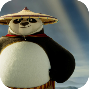 "Kung Fu Panda 4" theme 4K wallpaper HomePage icon