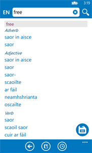 Irish English dictionary ProDict Free screenshot 2