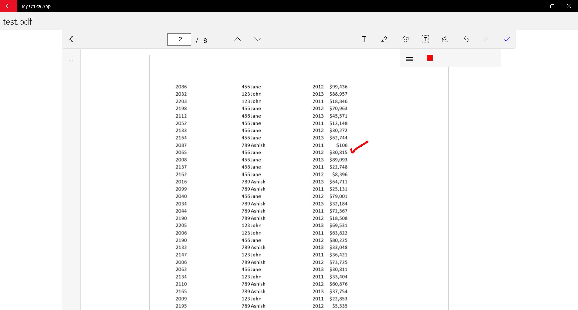 My Office App screenshot