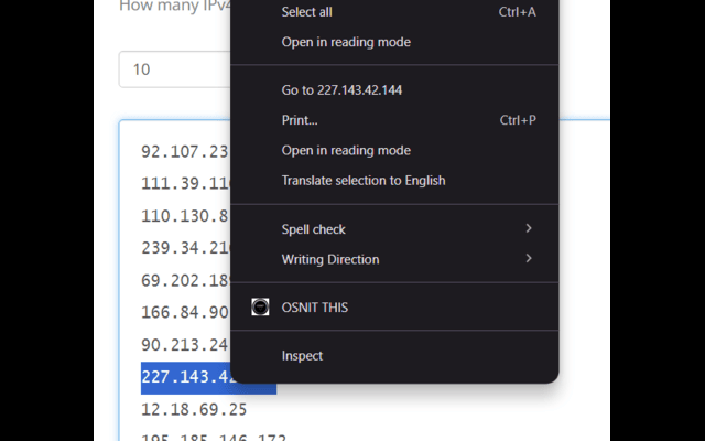 OSINT IP/URL/SHA-Scanner