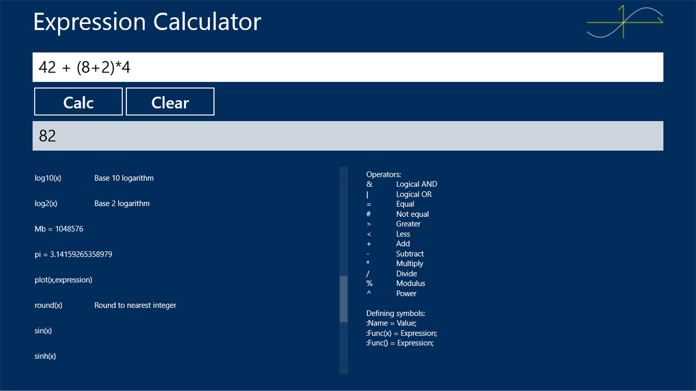 #1. ExpressionCalculator (Windows) 来自: ‪MeeSoft‬