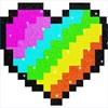 Glitter Pixel Art: Color by Number, Coloring Book
