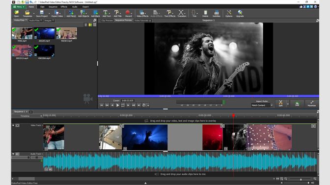 videopad editor nch software