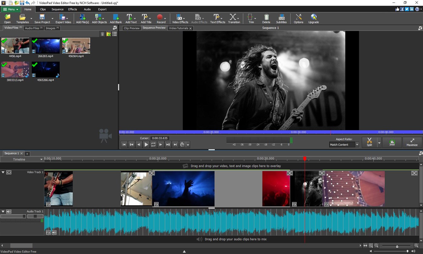 videopad export video free version