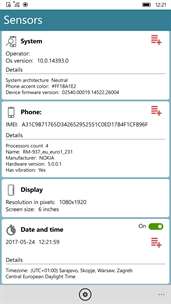Sensors Test screenshot 4