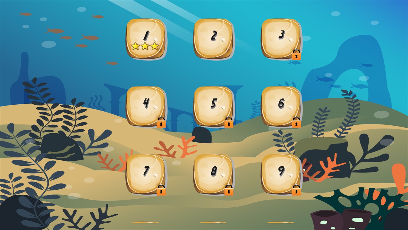 #2. Under The Sea Match 3 (Windows) Podle: bsSsd Games