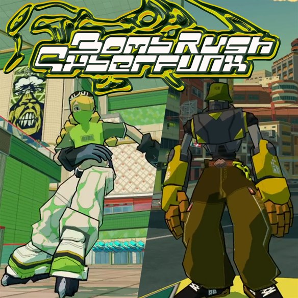 Bomb Rush Cyberfunk - Base & Jay Xbox Series X|S and Xbox One cover art