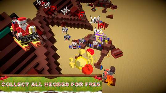 Blocky Skies Craft: Crossy Heroes screenshot 4