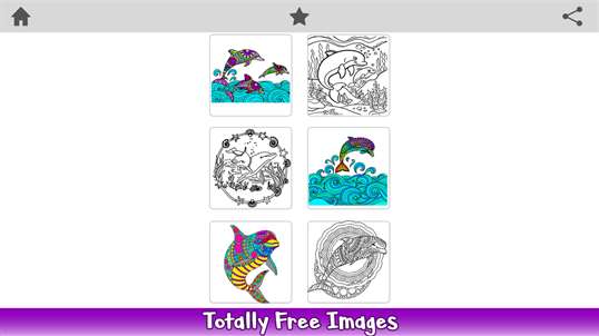 Dolphin Color By Number - Aquatic Animals Coloring Book screenshot 1