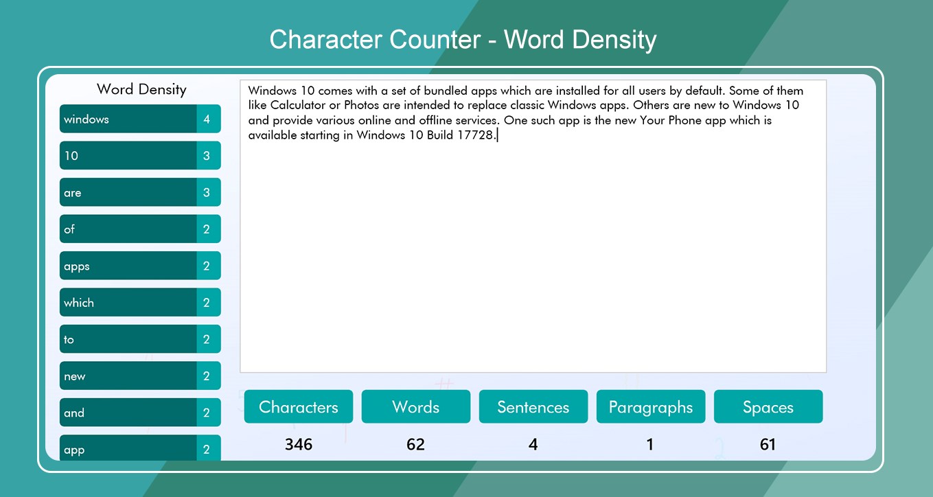 Character Counter 