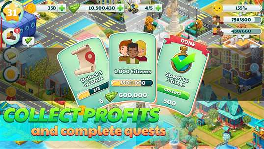 Town City - Village Building Sim Paradise screenshot 6