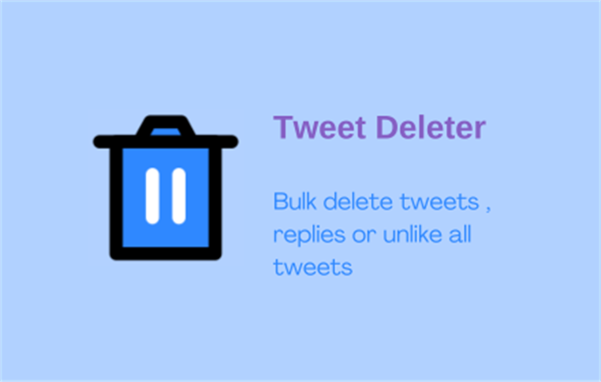 Mass Delete Tweets - Free Tweet Deleter