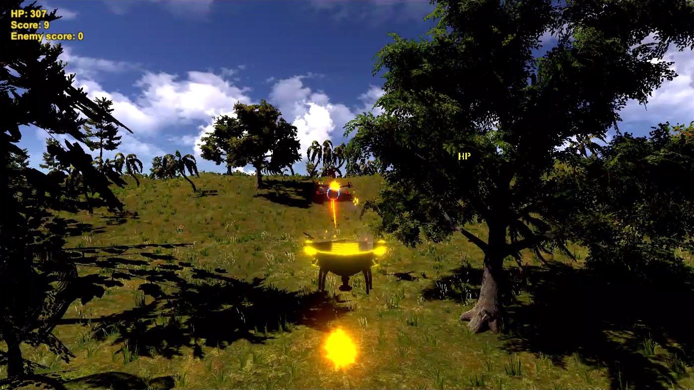 #9. Drone Conflict Simulator Game (Windows) Por: x