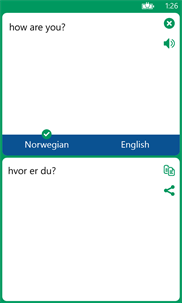 Norwegian English Translator screenshot 1